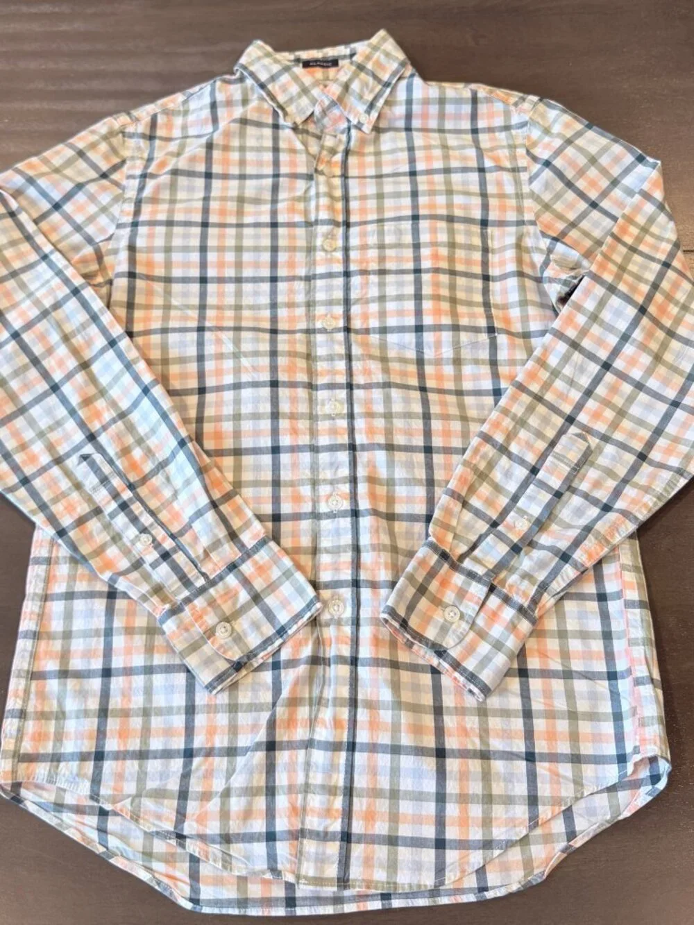 J. Crew Classic Men’s Flex Wash Plaid Button Up Shirt Size XS Multi-Color